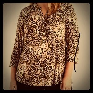 Animal print women’s top